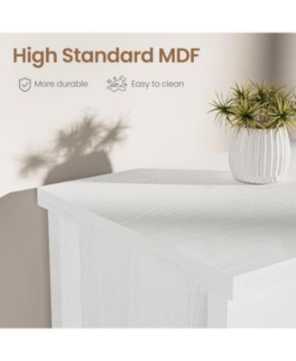 TV Stands for Living Room, White Entertainment Center with Led Lights, Television Stands for 65 in Tv