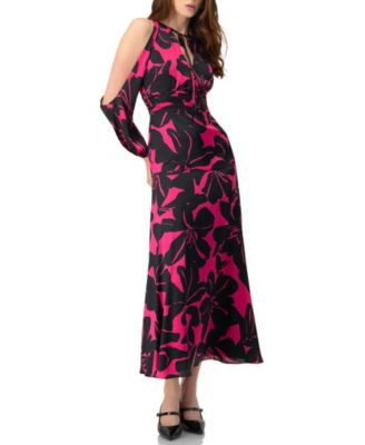 Women's Off-Shoulder Long Sleeve Maxi Dress