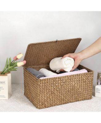 Handwoven Seagrass Baskets for Home Organization