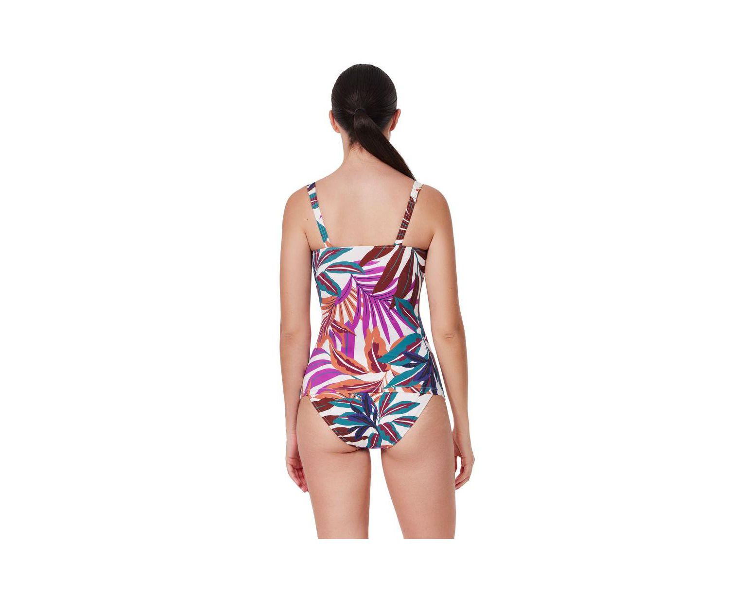 Women's Gottex Plantopia D-Cup Supportive Tankini Swim Top
