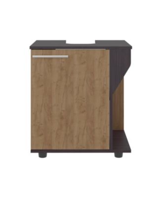 Gila Bend Under Sink Storage Cabinet, Compact Design, with Two Shelves for Organizing Bathroom Items