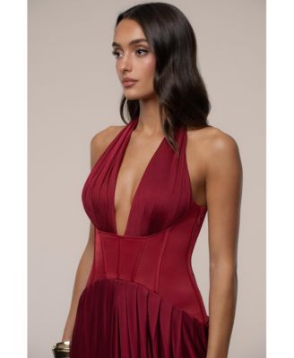 Women's Drape And Destiny Maxi Dress