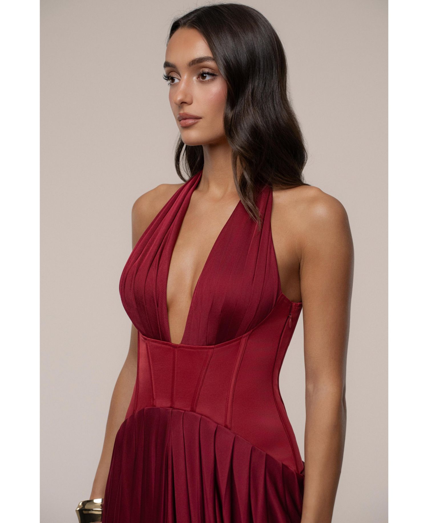 Women's Drape And Destiny Maxi Dress