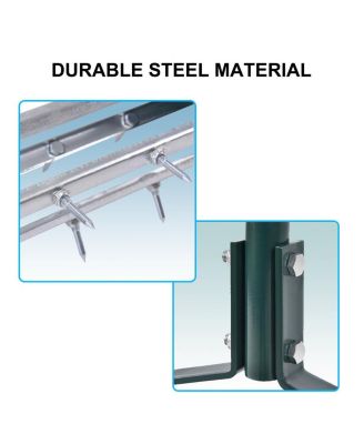 Rolling Garden Lawn Aerator Roller Home Grass Steel Handle