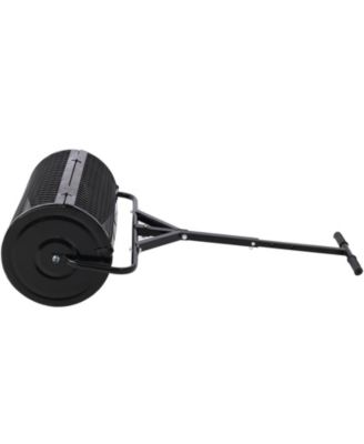 24 Inch Peat Moss Spreader Metal Mesh Compost Spreader T Shaped Handle for Lawn Garden Care Manure Seeding Planting