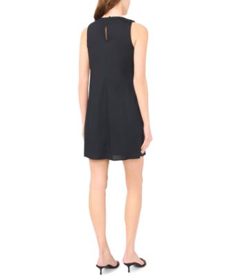 Women's Keyhole Sleeveless Shift Dress