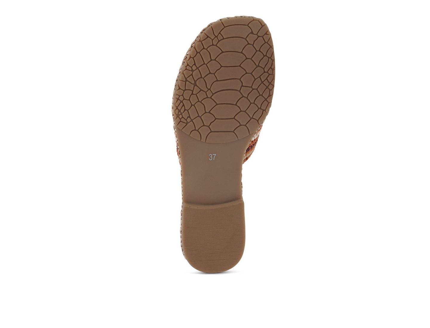 Женские балетки Rag & Co Kivah Handwoven Raffia Slip-On Flats, цвет: Коричневый — фото 5