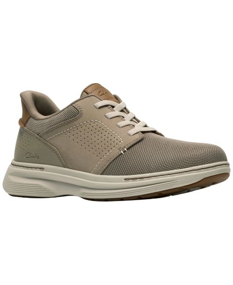 Мужские туфли Clarks Craftwell Low Lace-Up, цвет: Серый замшевый