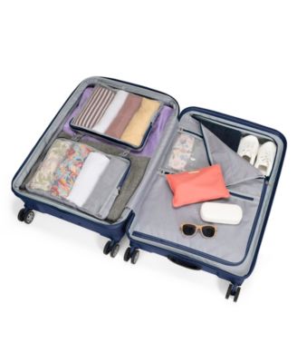 Pagosa Large Checked Hardside Expandable Spinner Luggage