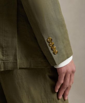 Men's Polo Soft Modern Linen Suit Jacket