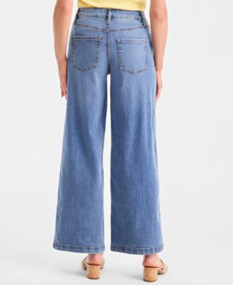 Women's High-Rise Wide-Leg Jeans