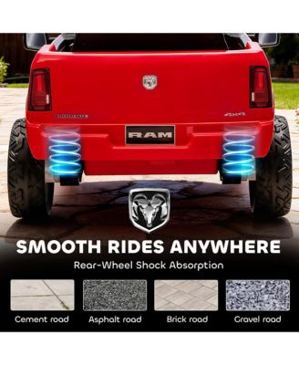 12V Licensed Dodge RAM 3500 Kids Ride on Car with Dual Motors