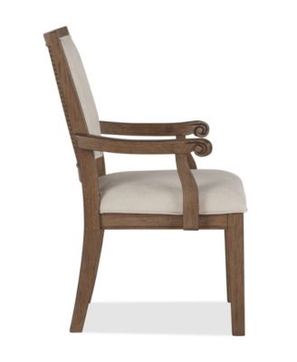 Alverton 38" Wood Arm Chair