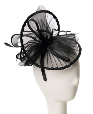 Sheer Pleated Fascinator Hat