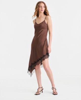 bar iii black lace dress Bar Iii Womens Lace Applique A-Line Dress - Bed Bath & Beyond