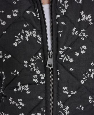 Women’s Quilted Short Liner Zipper Jacket