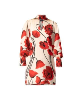 Women's Floral Print Mini Dress