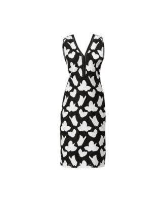 Women's Floral Embroidered Sheath Dress