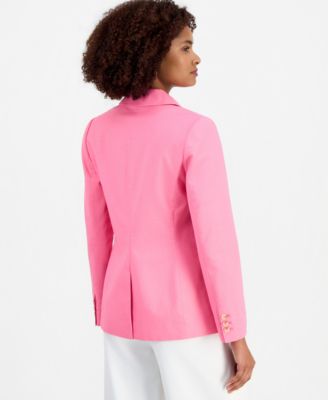 Women's Embroidered One-Button Jacket
