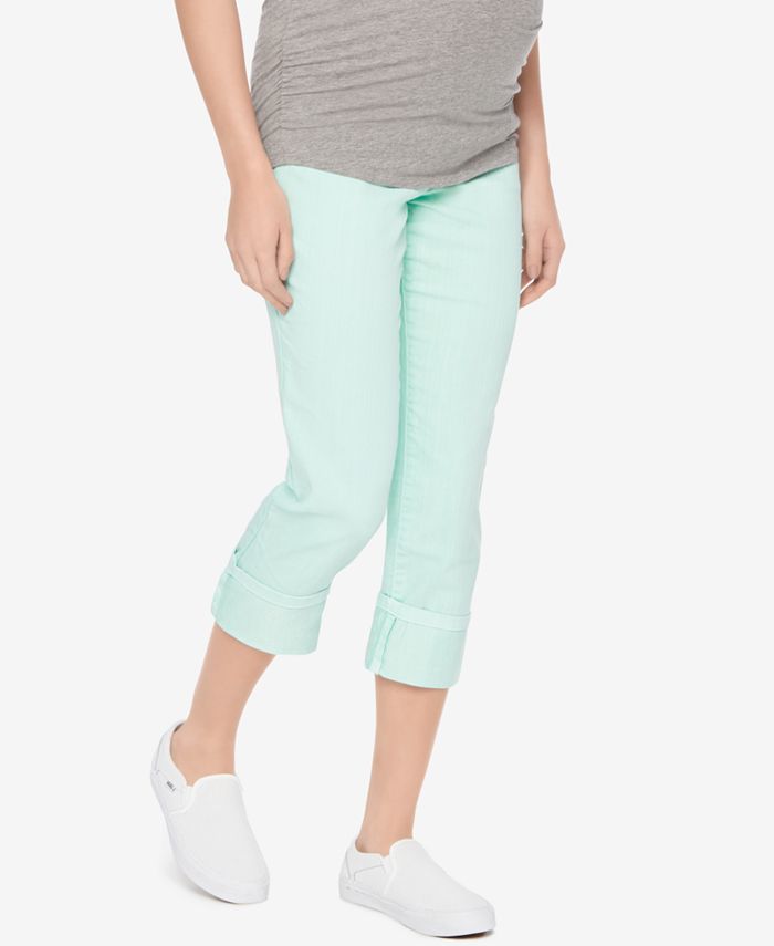 Motherhood Maternity Twill Capri Pants Macy's