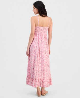 Juniors' Crochet Maxi Dress