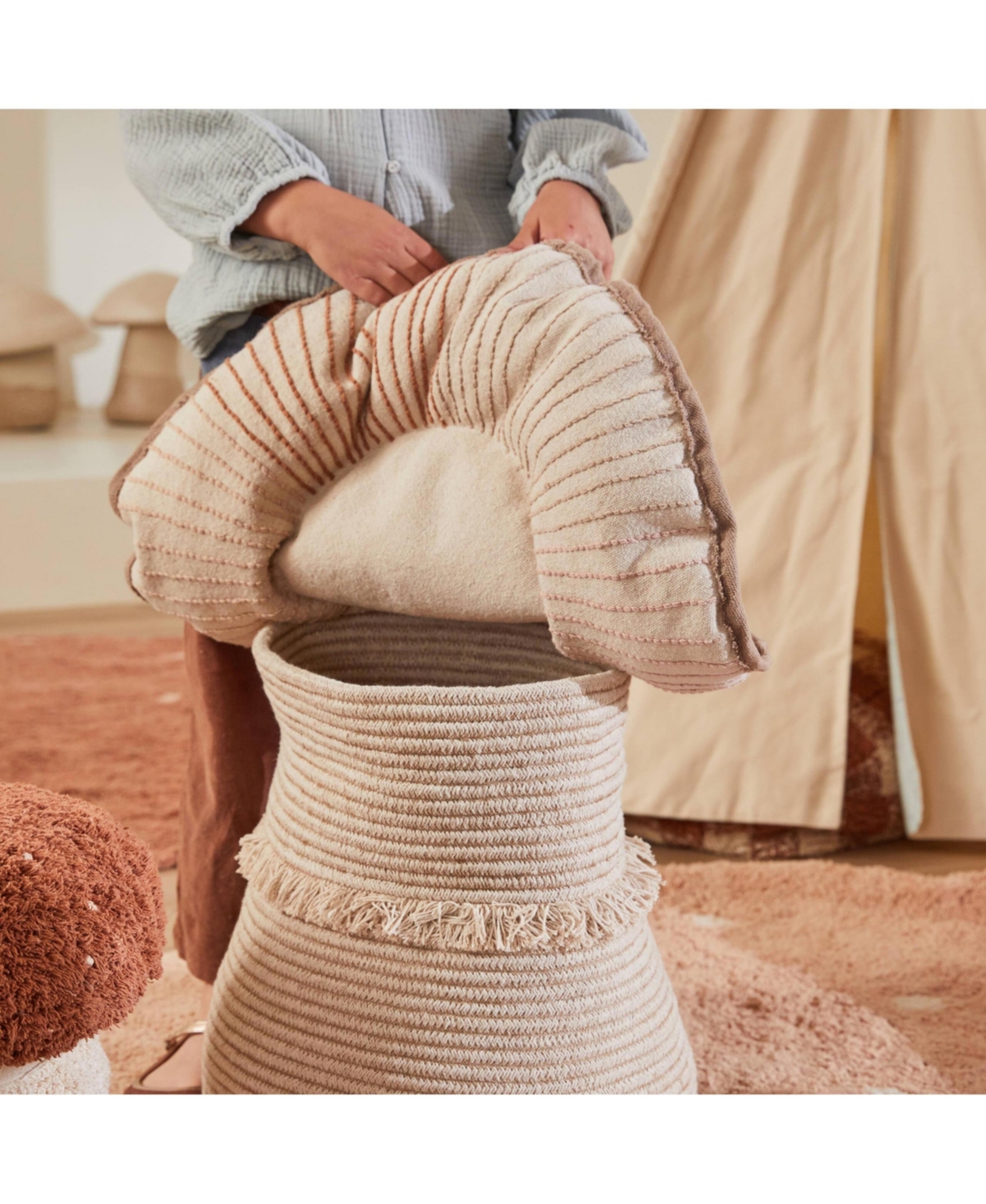 Lorena Canals Basket Giant Mushroom