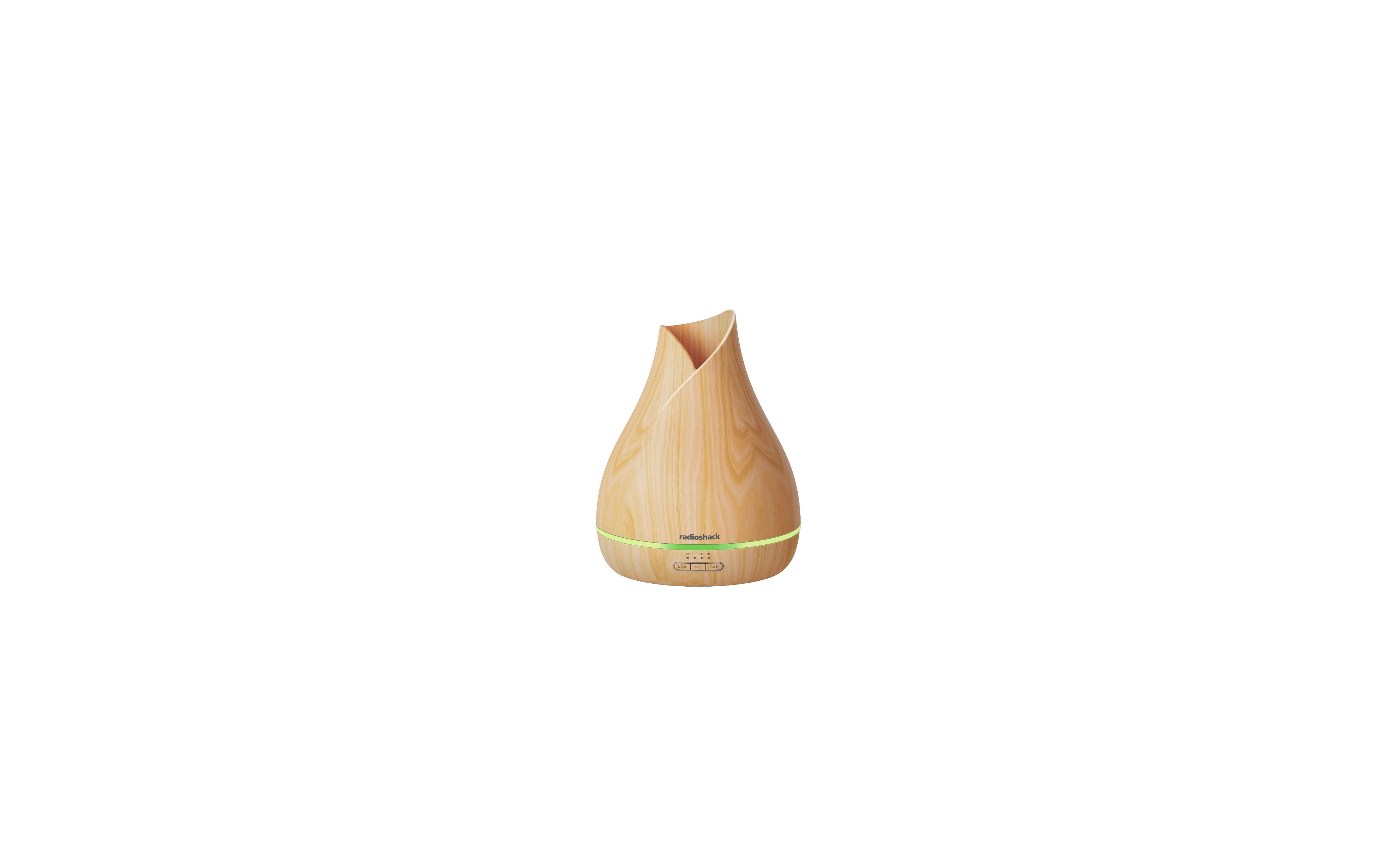 RadioShack Aroma Diffuser 500 ml Tank With Wooden Finish and Rgb Lights For Relaxation and Gentle Humidity