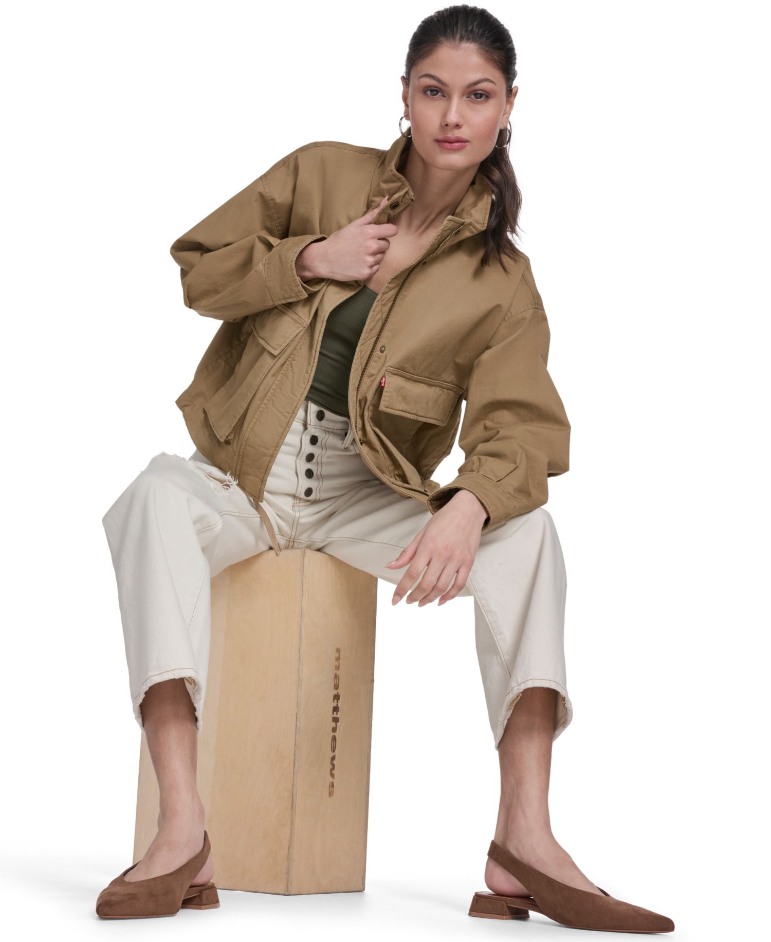 Women's Cropped Surplus Jacket