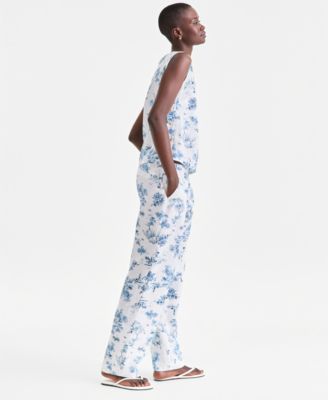 Women's 100% Linen Sleeveless Top