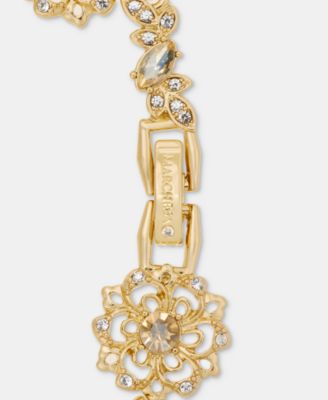 Crystal Flower Flex Bracelet 