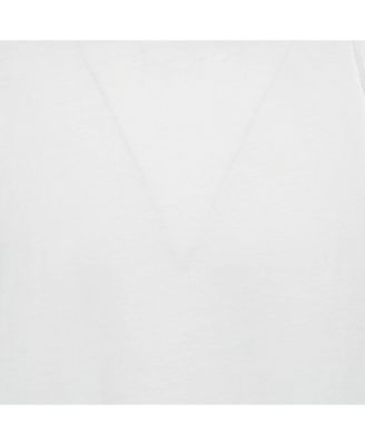 Men's White Jersey Crewneck T-Shirt