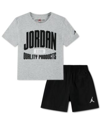 Boys' Toddler 2T-4T Woven T-Shirt & Shorts, 2-Piece Set