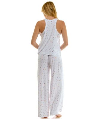 Women's High Neck Tank Top & Pants, 2-Piece Set