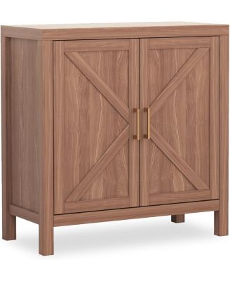 Large Wooden Sideboard Buffet Cabinet with Adjustable Shelves – Farmhouse Kitchen Storage Credenza