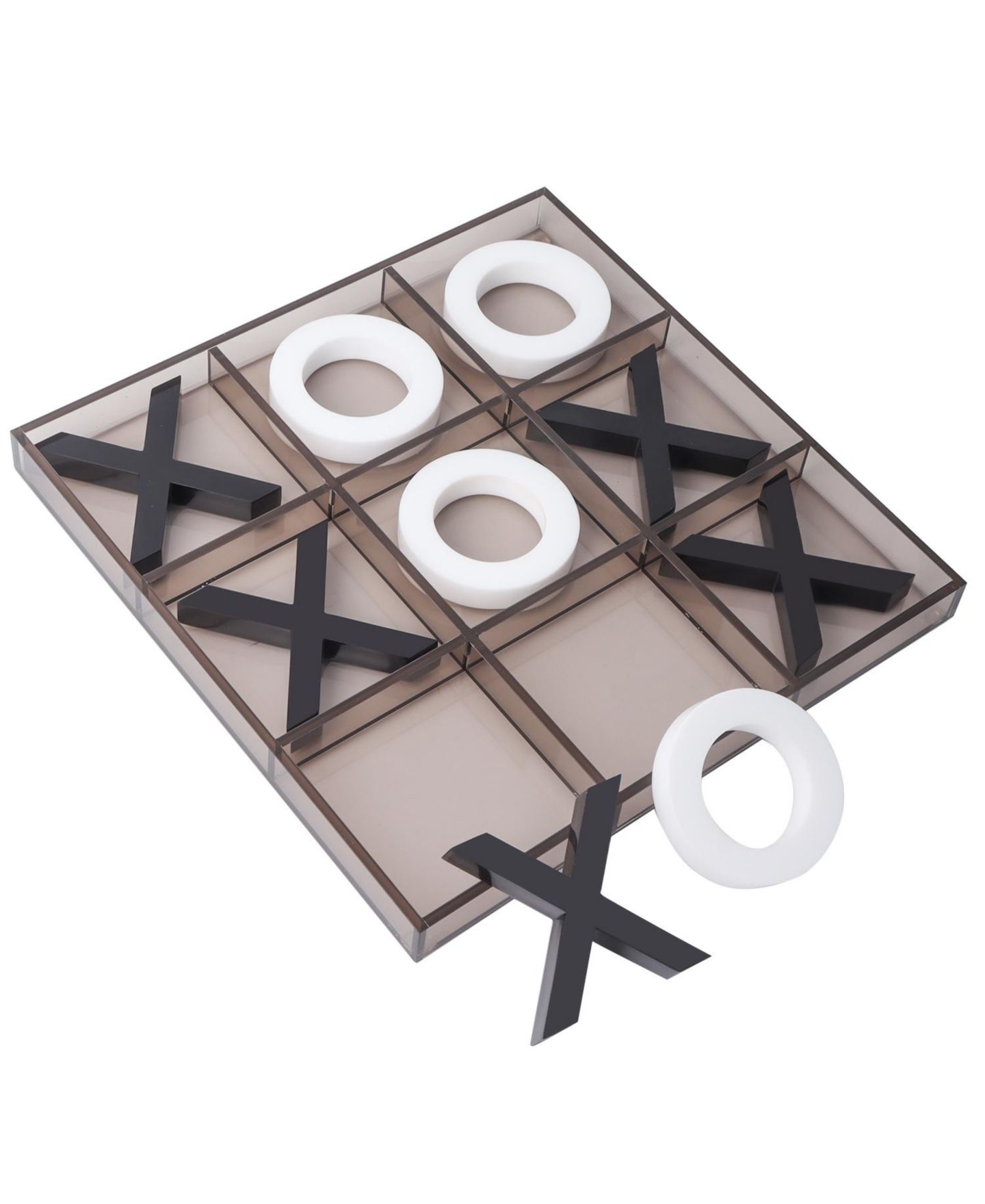 Детская настольная игра GSE Games & Sports Expert Classic 2-Player 12" Giant Acrylic Tic Tac Toe Board Game, от 3 лет — фото 1