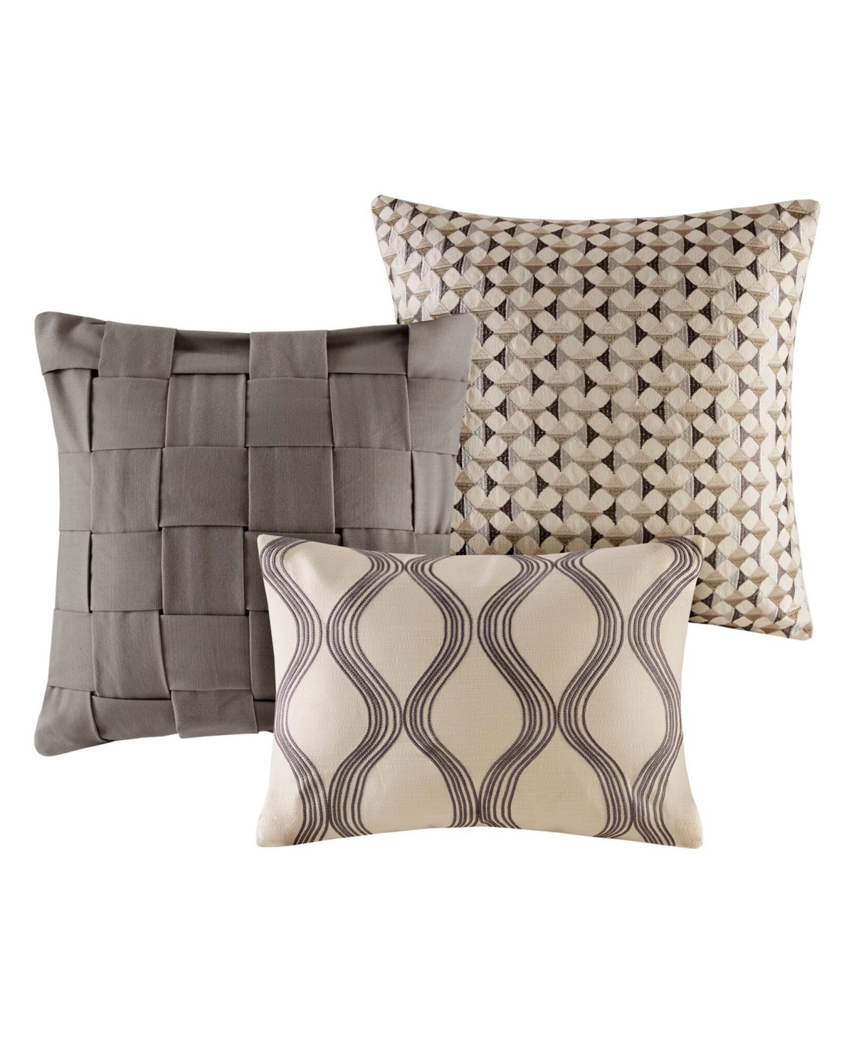 Madison Park Signature Shades of Grey 8-Pc. Comforter Set, Queen