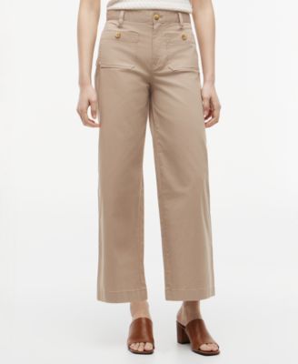 Women's Twill Patch Pocket Chinos Pants