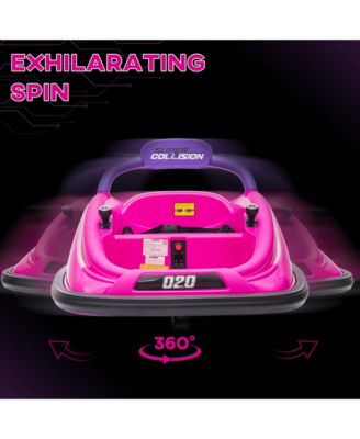 12V Kids Electric Bumper Car with 360 Degree Spin