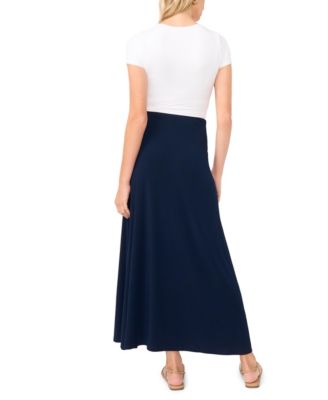 Women's Smooth Pull-On Maxi Skirt