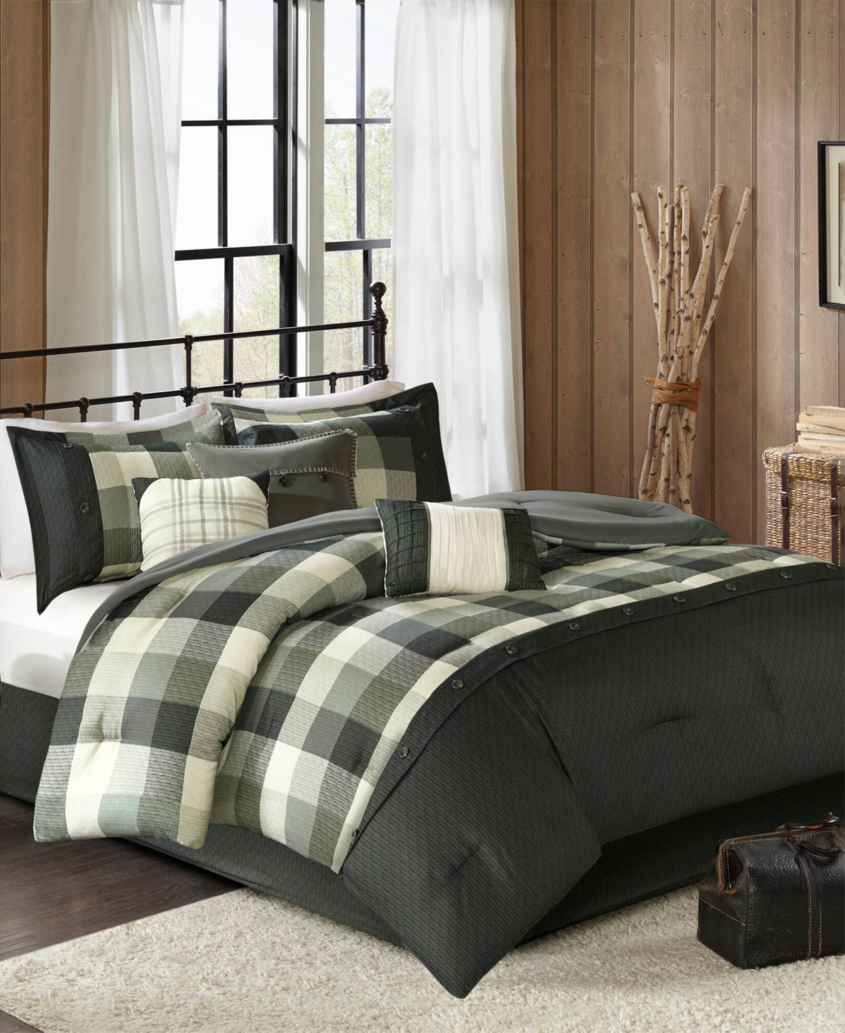 Madison Park Ridge Herringbone 7-Pc. Comforter Set