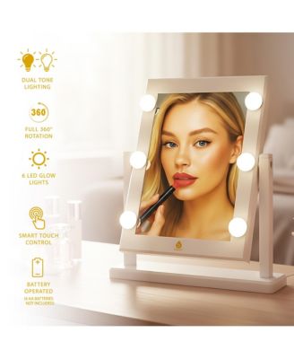 14" LED Vanity Mirror & Facial Steamer Duo