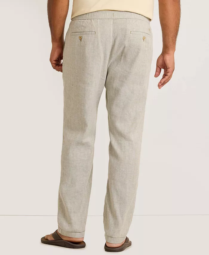 Men's Linen-Blend Beach Coast Classic-Fit Pants - thumbnail 6