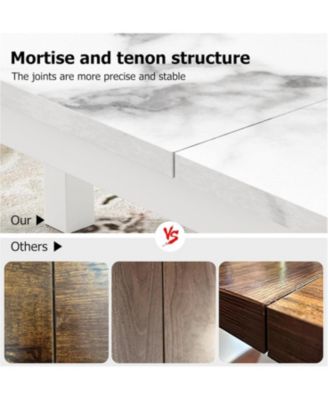 Kitchen Table 79 Inch Industrial Dining Table Large Rectangle Kitchen Table