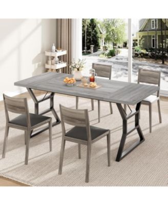 Kitchen Table 70.9 inch Large Dining Room Table for 6 Rectangular Kitchen Table