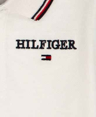 Baby Boys' Polo Collar T-Shirt & Ribbed Waistband Shorts, 2-Piece Set