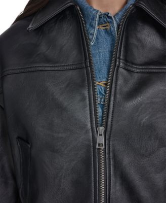 Women's Laydown Collar Zip-Front Jacket