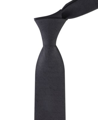 Men's Textured Solid Silk & Linen Blend Tie