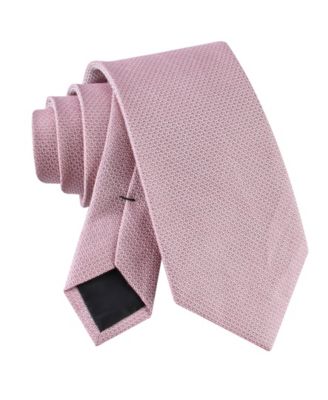 Men's Textured Solid Silk & Linen Blend Tie