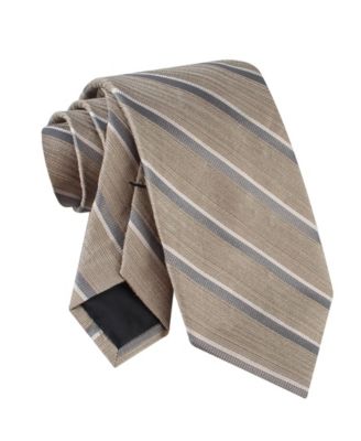 Men's Silk & Linen Blend Striped Tie