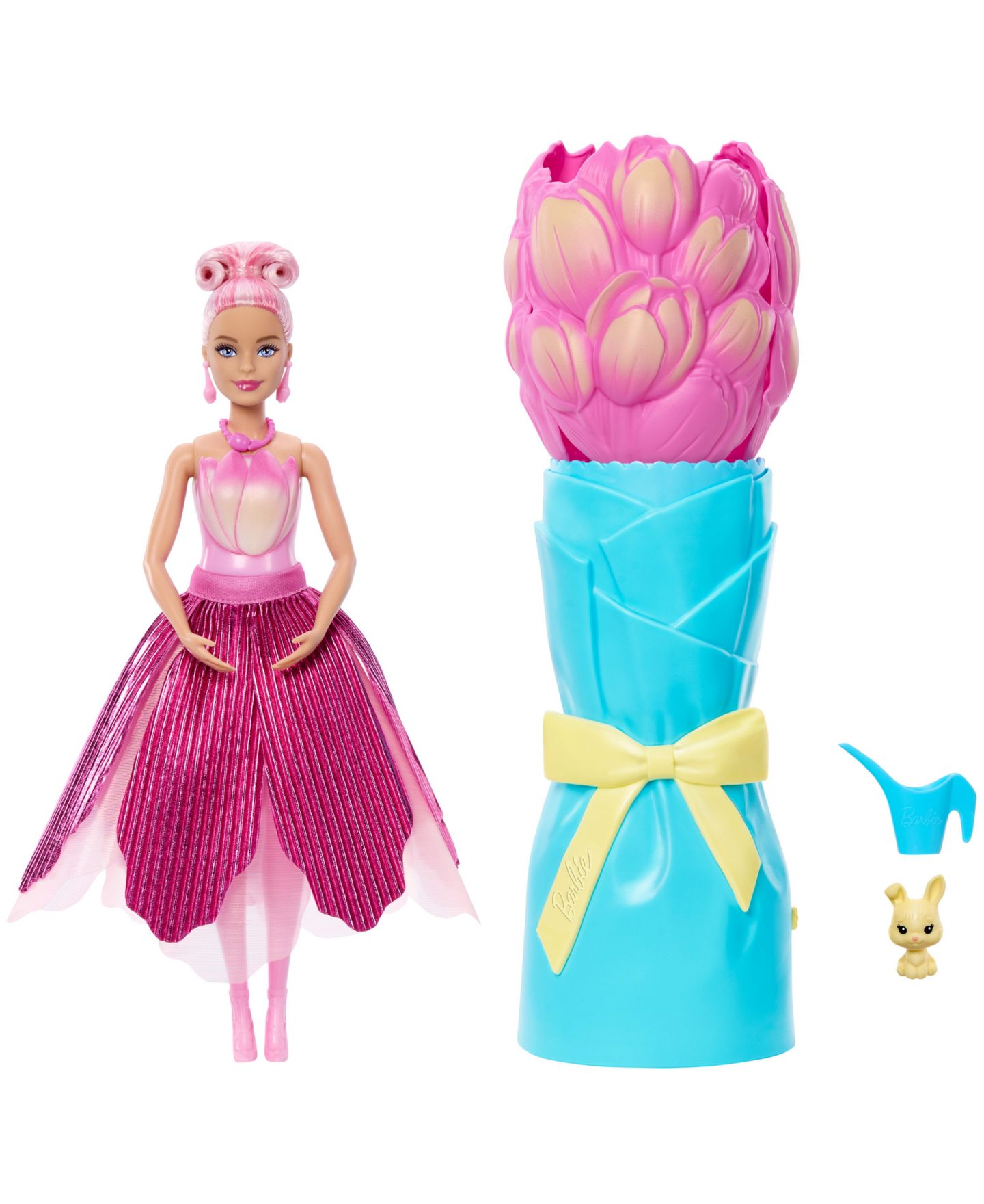 Детская кукла Barbie Petal Pop Scented Water Reveal Fashion Doll, Ages 3+ — фото 1